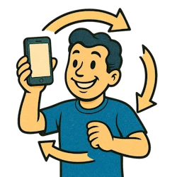 Continue using the same device